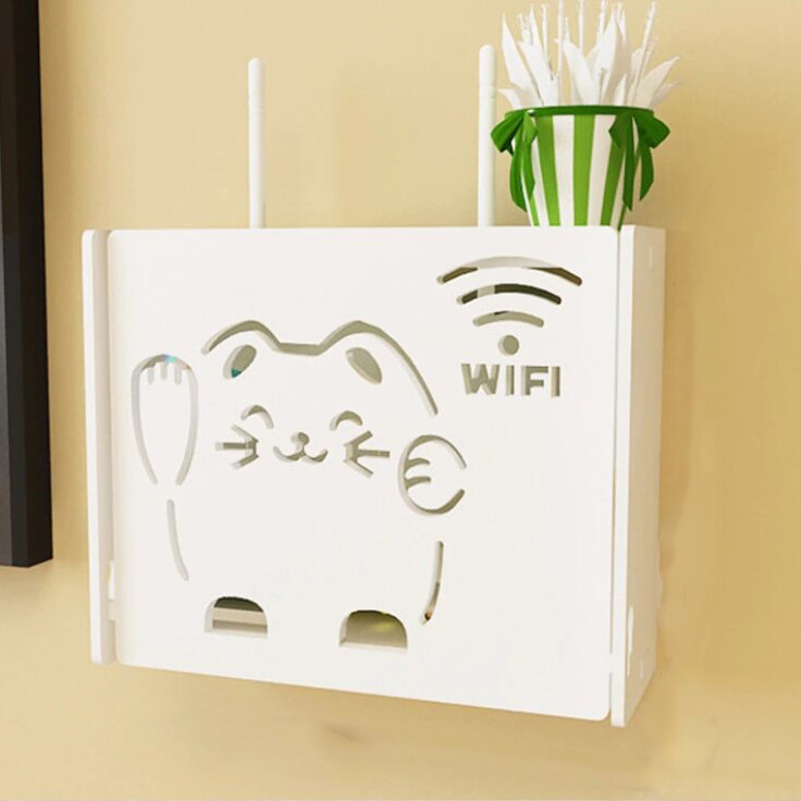 Suport router wireless pentru mascare fire si echipament WI-FI, 24x20 ...