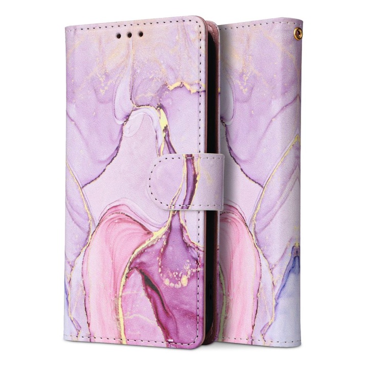 Калъф TECH-PROTECT Wallet за, Samsung Galaxy A53 5G, Colorful Marble