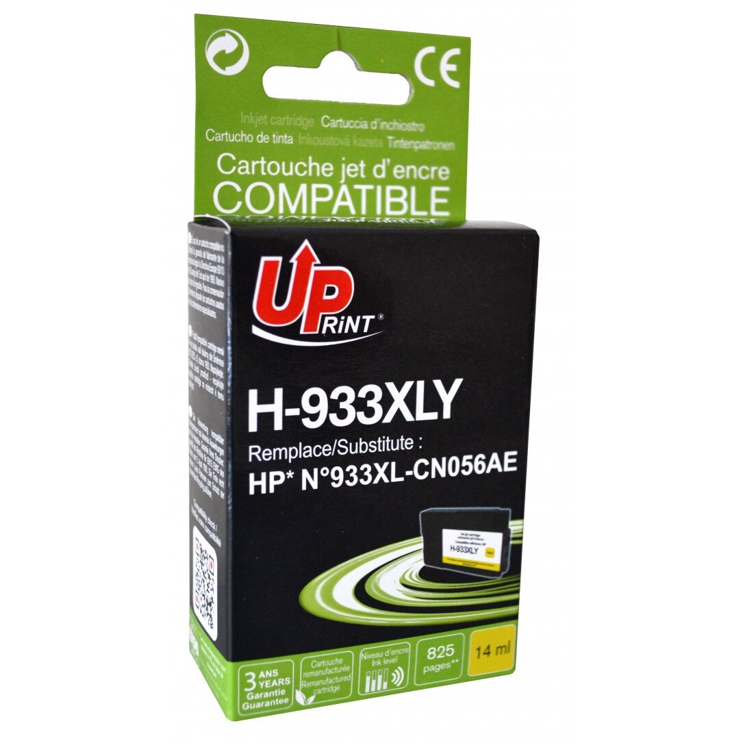 Cartus cerneala UPRINT HJ933XLYUP Galben, 14 ml, compatibil CN056
