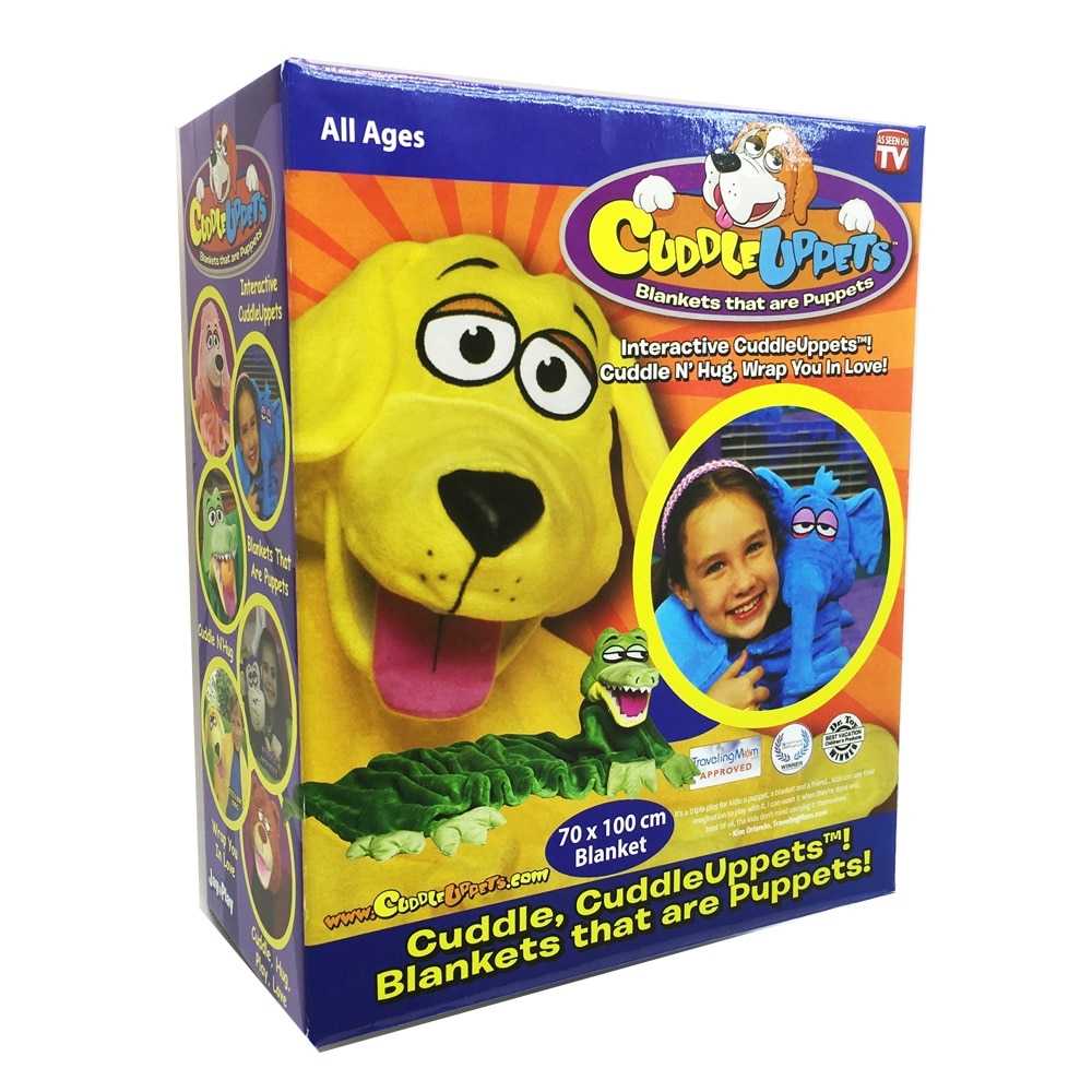 Плюшена играчка Cuddleuppets Къдел Ъпетче, Жълто Куче, 856045