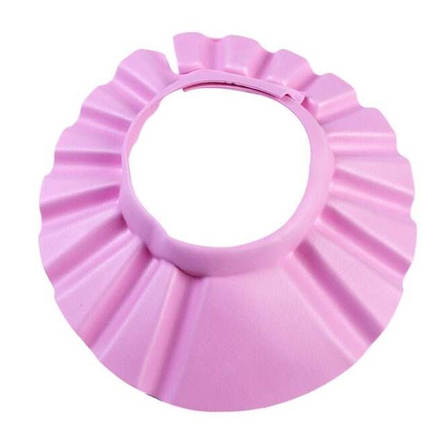 Бебешка козирка за баня CRT Kids Safe, Eva пяна, Регулируема, Розов