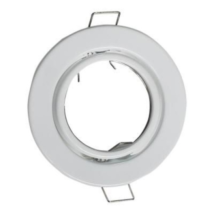 Spot mobil, pentru rigips, diametru 90mm, alb, fara bec si dulie, Mentavill