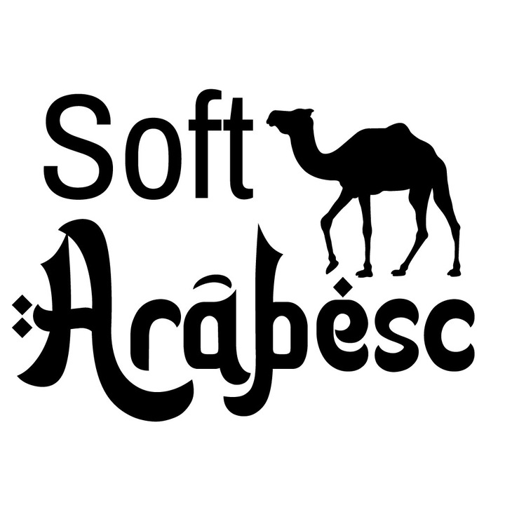 Sticker decorativ auto Soft Arabesc Negru 20 x 15 cm