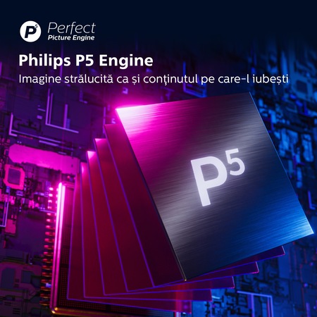 Televizor Philips Ambilight The One LED 43PUS8507, 108 cm, Smart Android, 4K Ultra HD, Clasa G