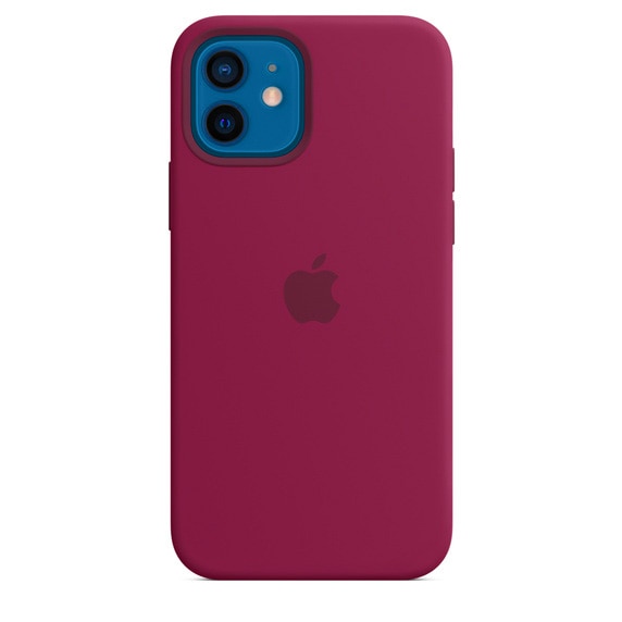 Husa de protectie Silicon Case pentru iPhone 12 Pomegranate