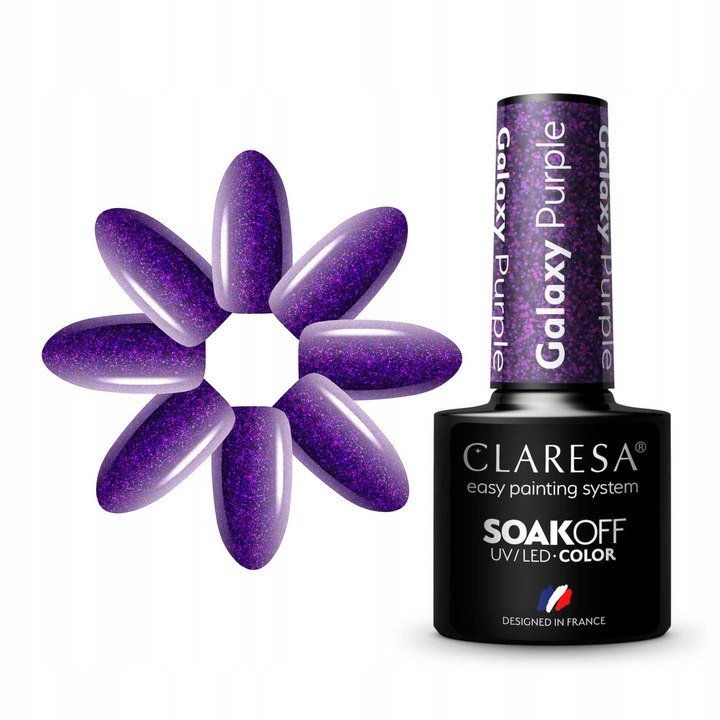 Oja gel Claresa Galaxy Purple, 5g