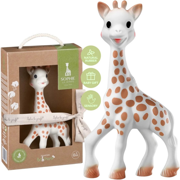 Jucarie Vulli - Girafa Sophie, in cutie pentru cadou