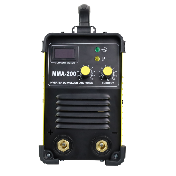 Заваръчен апарат Velt MMA 200, 200 A, 230 V, Електроди 1.6-4 мм, 7 кг, Включени аксесоари