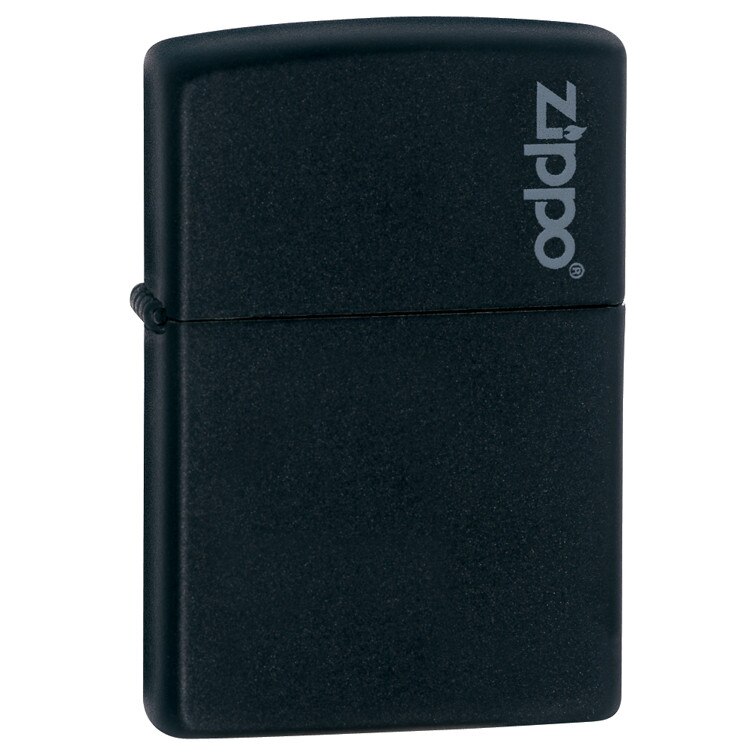 Bricheta Zippo Black Matte Logo