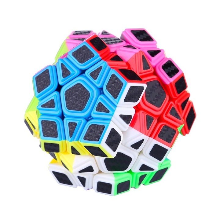 Cube Magic 3x3x3 Moyu MeiLong Megaminx, въглеродни влакна, 444CUB-1