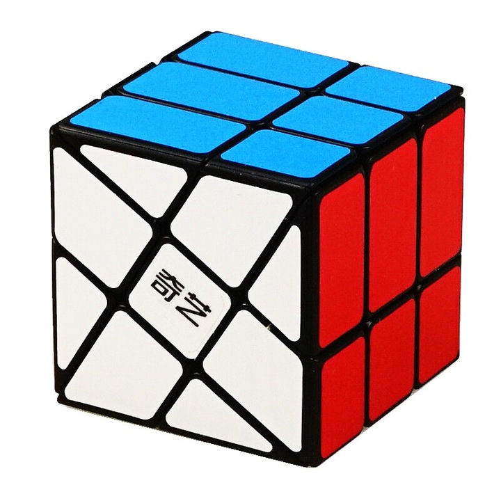 Cub Magic 3x3x3 QiYi Windmill Speedcube, Black, 460CUB