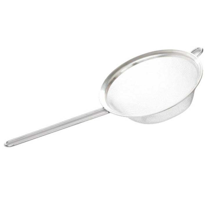 Strecuratoare De Bucatarie, Orion, Acer, Maner Ergonomic, Usor De Curatat, Utilizare Universala, Accesoriu De Bucatarie Practic, 25 X 11 Cm, Argintiu