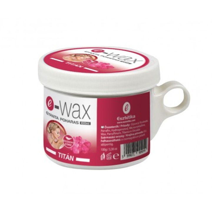 E-Wax Titán poharas gyanta