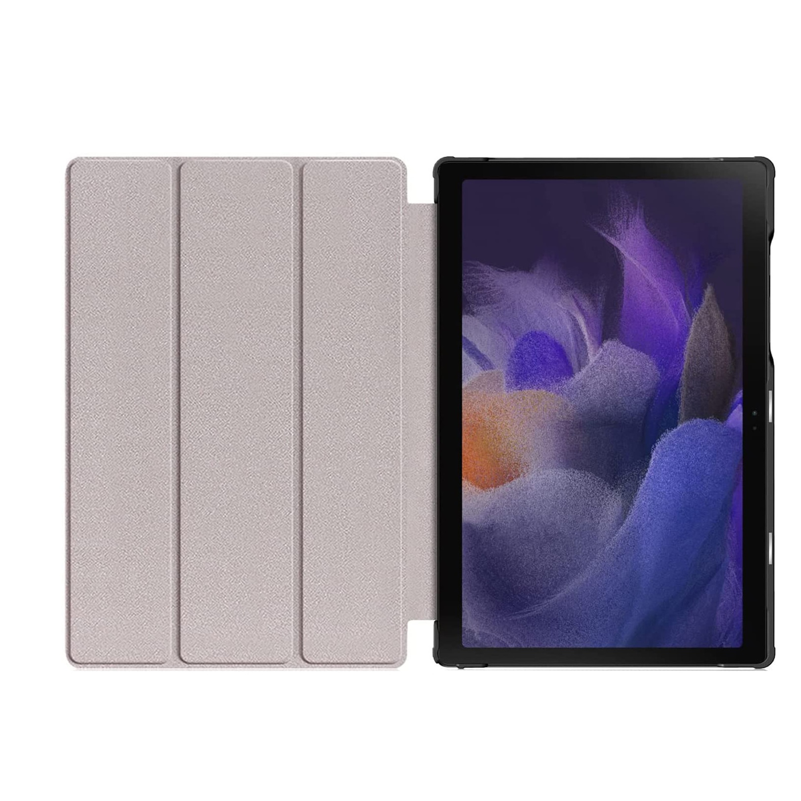 Husa Smart Cover tableta, pentru Samsung Galaxy Tab A8 10.5 X-200 X205 model galaxie, roz