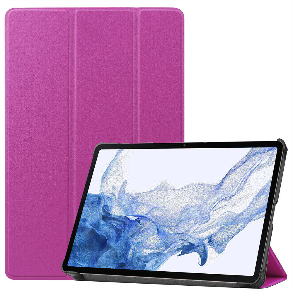 Husa Smart Cover tableta, pentru Samsung Galaxy Tab S8 X700 X706 11 inch 2022, mov