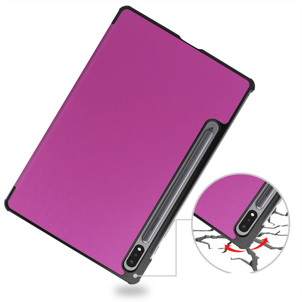Husa Smart Cover tableta, pentru Samsung Galaxy Tab S8 X700 X706 11 inch 2022, mov