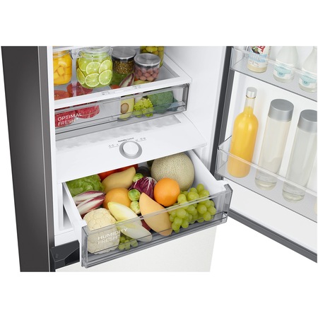 Combina frigorifica Bespoke Samsung RB38A7B5DAP/EF, 390 l, Full No Frost, All-Around Cooling, Metal Cooling, Compresor Digital Inverter, Clasa D, H 203 cm