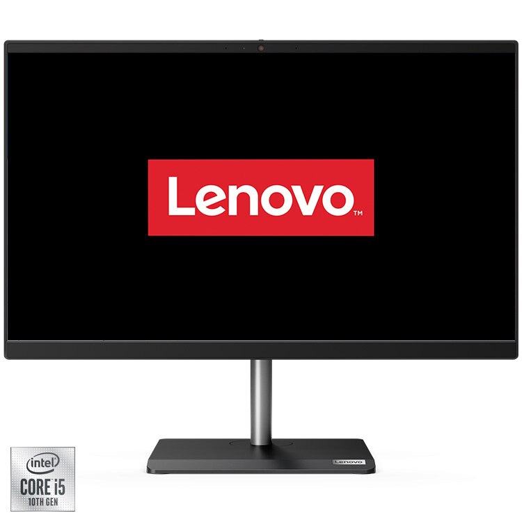 Sistem All-In-One PC Lenovo V30a 24IIL, 23.8 inch FHD IPS, Procesor ...