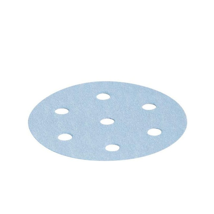 Комплект 100 абразивни диска, Festool, P100, 90 мм, Светлосин