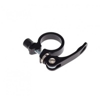 Colier tija sa, prindere rapida, 34.9mm, din aluminiu, culoare negru