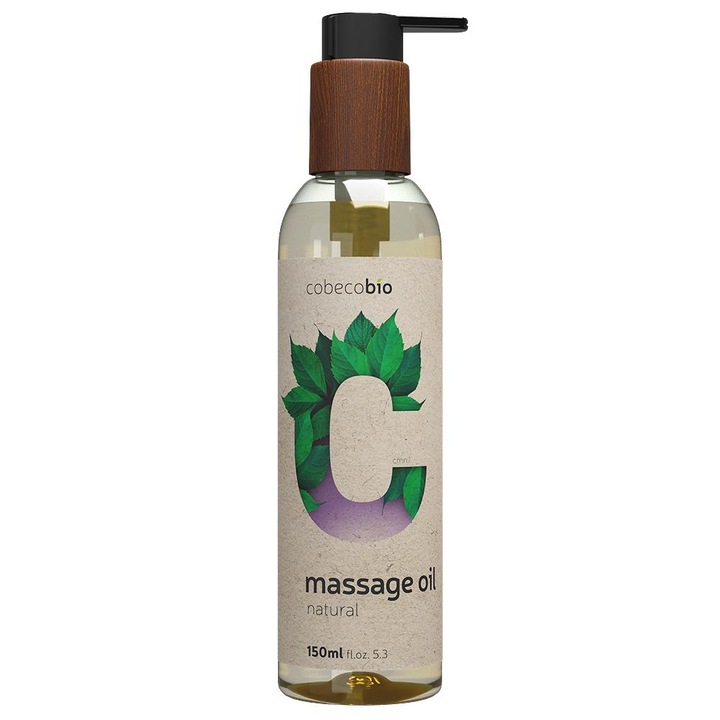Ulei natural de masaj, Cobeco Bio, 150 ml