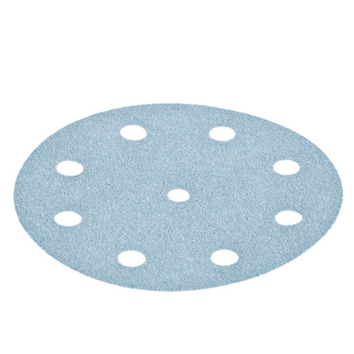 Set 8 discuri de slefuit Festool Granat, P180, 125 mm, Albastru
