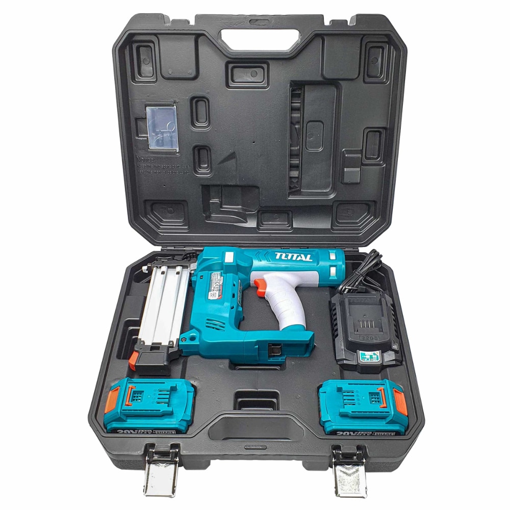 Capsator industrial, Fara fir, F15 - F50, 20 V, 2 x 2 Ah, Pentru