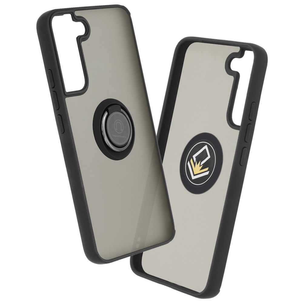Кейс за Samsung Galaxy S22 5G, Метален, Черен - eMAG.bg