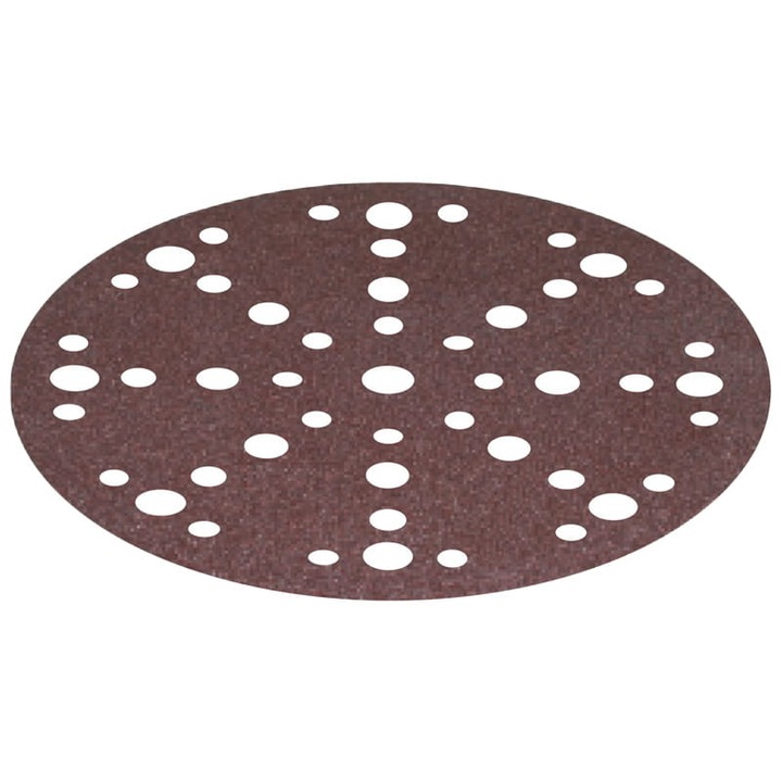 Комплект 25 абразивни диска, Festool, P50, 150 мм, Кафяв