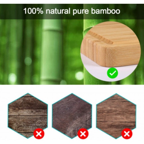 Yosemy vágódeszka, bambusz, natúr, 27,4 x 36,4 cm 