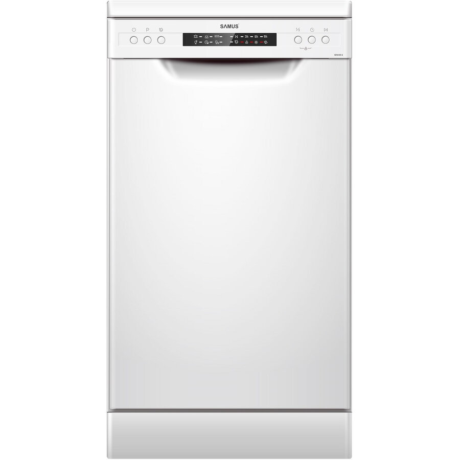 Masina de spalat vase Samus SDW46.6, 9 seturi, 6 programe, Control electronic, 45 cm, Clasa E