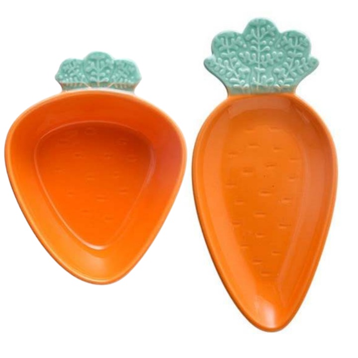 Set vesela din ceramica, Carrot, 2 piese