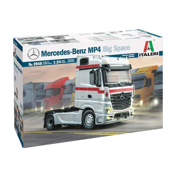 Военен модел, Italeri, Mercedes-Benz Truck, MP4 Big Space, 1:24
