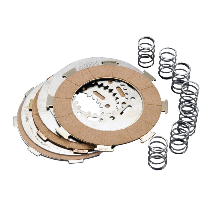 Set placa ambreiaj pluta, Polini, Vespa 125 T5/200 PE-PX, Multicolor