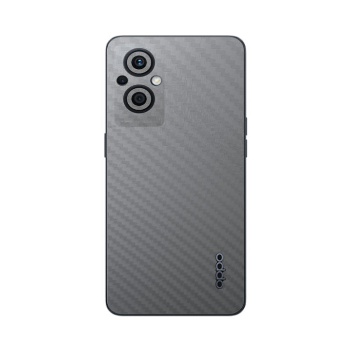 Защитно фолио iSkinz за Oppo Reno7 Lite 5G, Reno7 Z 5G - Carbon Transparent Simple Cut, Adhesive Skin, Back Cover