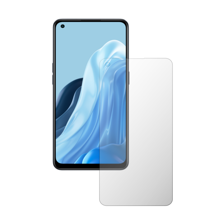 iSkinz Самовъзстановяващо се защитно фолио за екран за Oppo Reno7 Lite 5G, Reno7 Z 5G - Удобен за калъф, Invisible Skinz UHD, ултра-прозрачен силикон с пълно покритие, залепващ и гъвкав