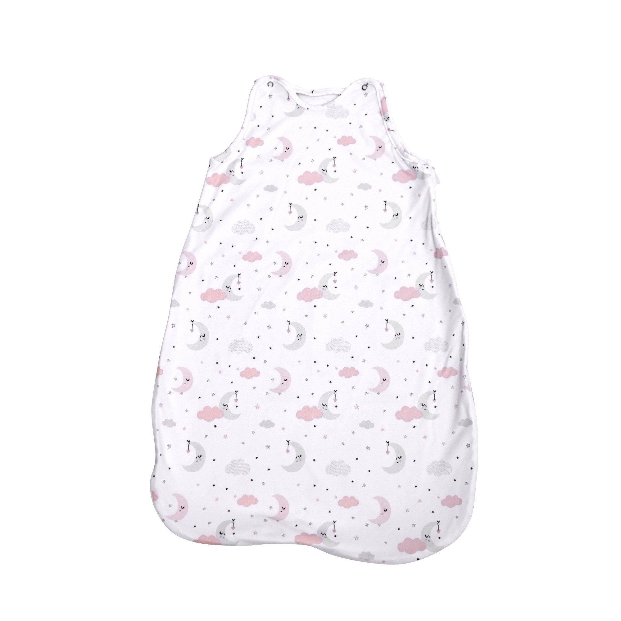 Sac de dormit de vara, Lorelli, 85 cm, bumbac ranforce, Pink Sky