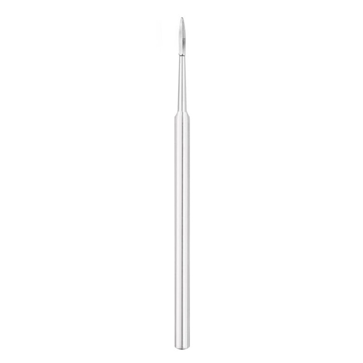 Capat hexagonal pentru freza unghii Activeshop, EXO PRO, Inox, 1.2x5.9 mm, Argintiu