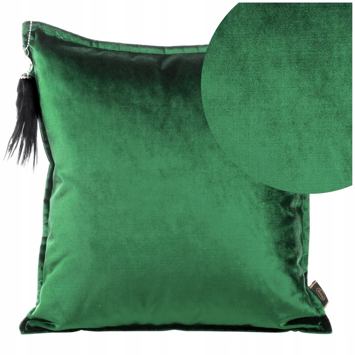 Fata de perna decorativa royal-5 45x45 Eurofirany verde inchis