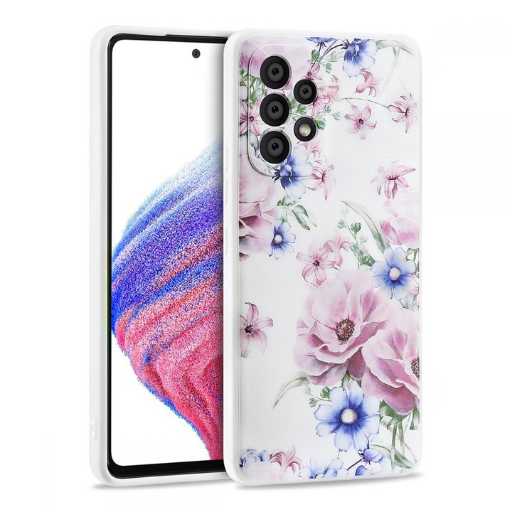 Калъф Tech-Protect Mood, съвместим със Samsung Galaxy A53 5G Blossom Flower
