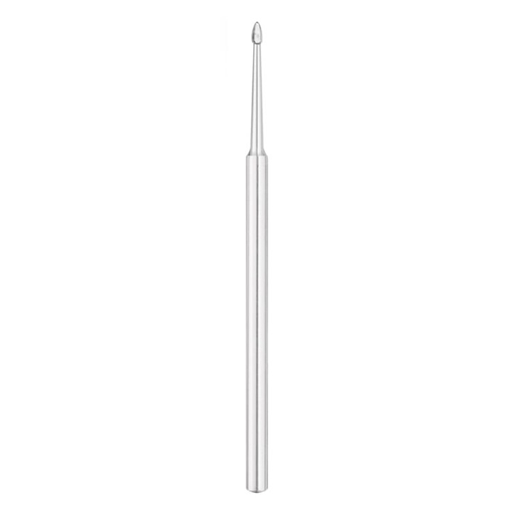 Capat hexagonal pentru freza unghii Activeshop, EXO PRO, Inox, 2.5x1.2 mm, Argintiu