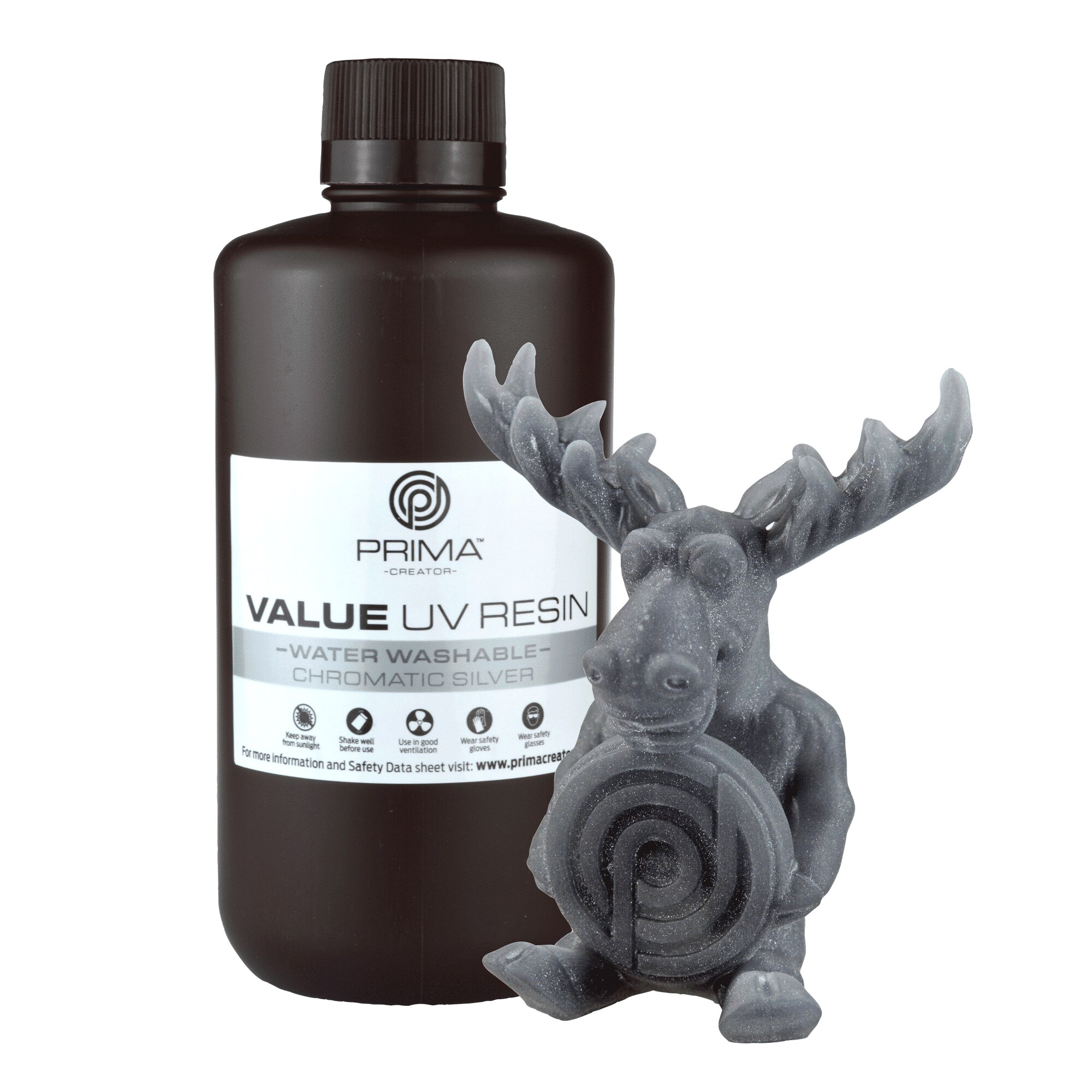 Rasina solubila in apa PrimaCreator pentru imprimanta 3D 1000ml culoare ...