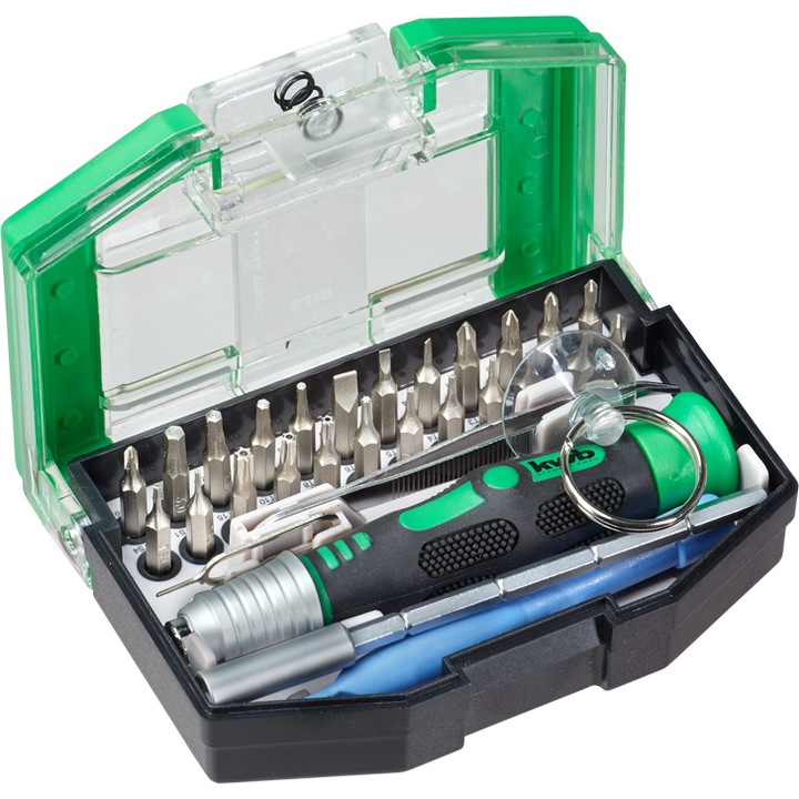 Set de biti KWB Professional, micro-biti, calitate industriala, TQ 60, hexagonal de 4 mm, 30 buc