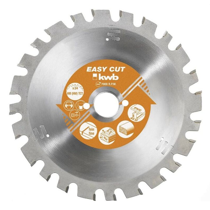 Panza de ferastrau KWB Profi TCT, 210x30x1.8mm, dinti: 34