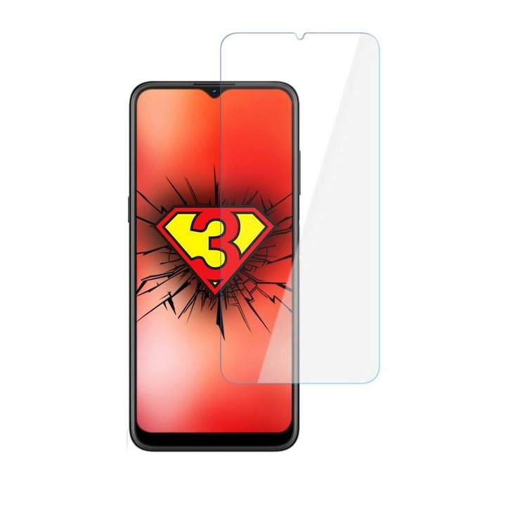 Képernyőfólia 3MK FlexibleGlass Lite, Nokia G11 / G21-hez, Hibrid szerkezet, 6H, 0,16 mm, Átlátszó
