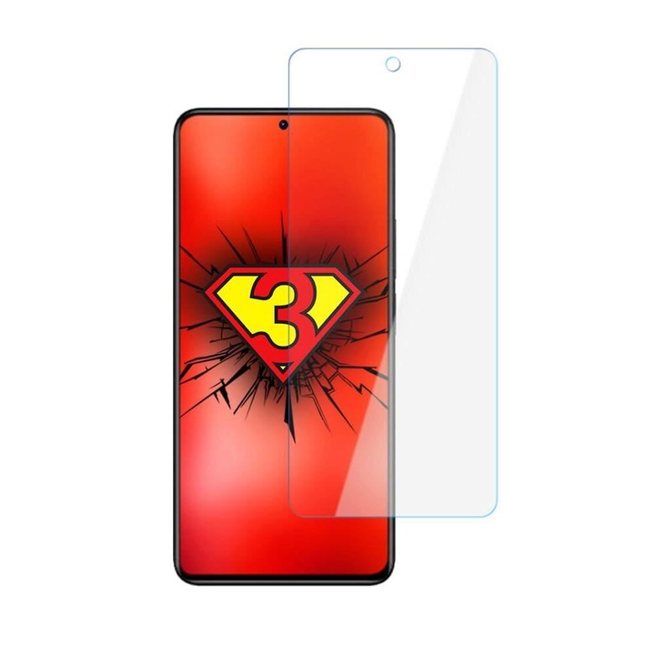 Folie ecran 3MK FlexibleGlass Lite, pentru Xiaomi Redmi Note 11 Pro Plus, Structura hibrida, 6H, 0.16 mm, Transparent