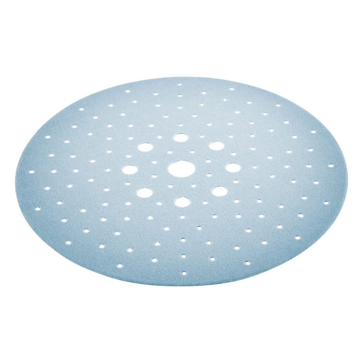Комплект 25 x абразивни дискове, Festool, Диаметър 225 mm, 8 отвора, P100, Син