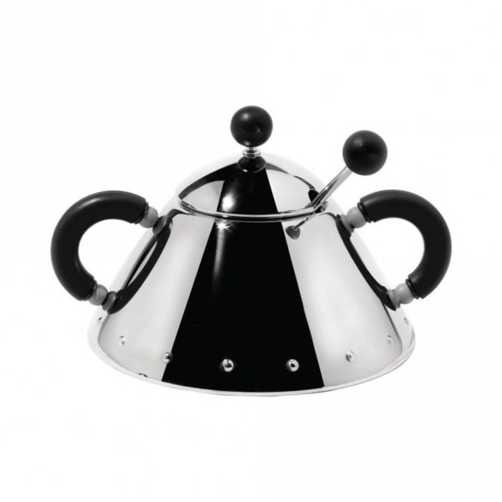 Recipient pentru zahar cu lingurita, inox, 200 ml, Alessi-9097 B