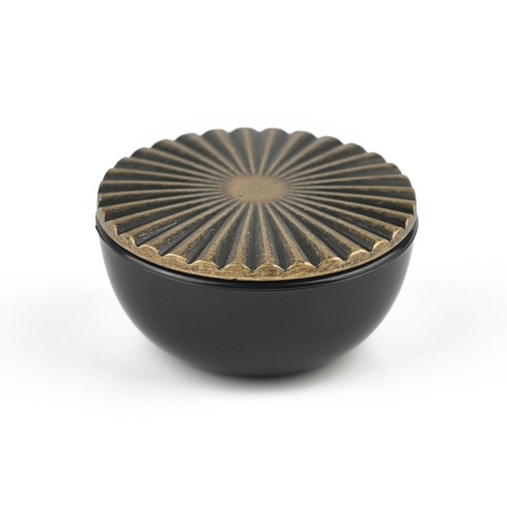 Buton pentru mobila Avery, finisaj alama antichizata CB, Ø 50 mm