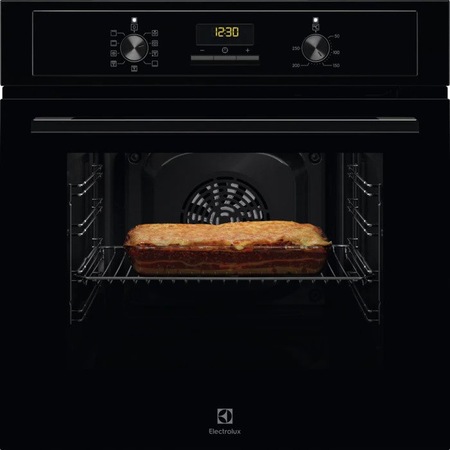 Cuptor incorporabil Electrolux EOF3H50BK, Electric, 65 l, 9 programe, Convectie, SourroundCook, Grill, Clasa A, Negru